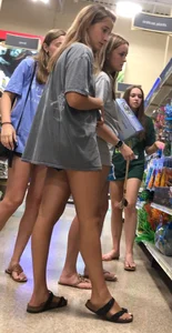 Fish Aisle t33ns in shorts