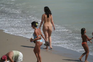 Continesti nude beach girls in Romania
