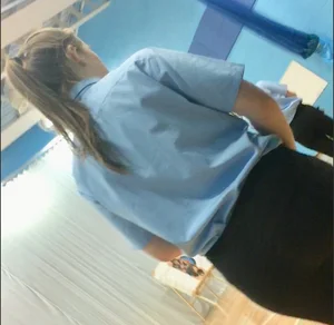Skinny teens wearing skirts and tight pants