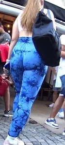 BIG Blue Leggings