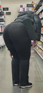 Bbw in black pants BIG ass bendover+Vpl‼️