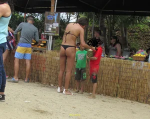 Mom in bikini