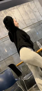 More Shots Of The Somewhat Jiggly College Girl In Loose Grey Sweats