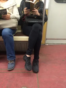 Tight Ass in Yoga Pants in Subway Train Creepshots