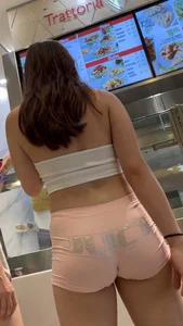 Asian Rocking The Pink Juicy Shorts