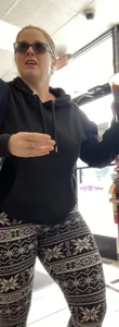 Leggings Fat Ass Milf RedHead Front And Ass Caps