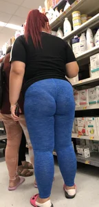 [OC Covid-era catch] Hot thick redhead Latina MILF VPL Wedgie Walmart