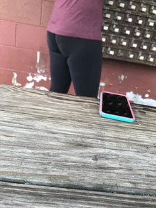 Coworker with a nice ass in leggings