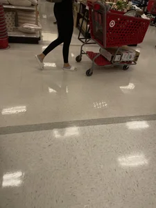 Teens Tight Ass in Black Leggings