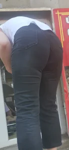 Armenian milf bending huge ass in black and blue jeans mega post