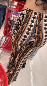 [OC] Tight College Chick with a Booty in Patterned Flare Leggings