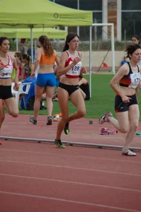 Candid track and field girls