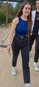 Big tits on pretty brunette girl
