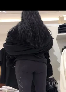 Hot milf in all black