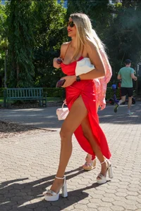 Red Dress Walking (not oc)