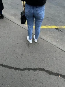ASS in tight jeans