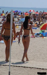 Sexy beach and bikini girls