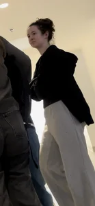 More Shots Of The Somewhat Jiggly College Girl In Loose Grey Sweats