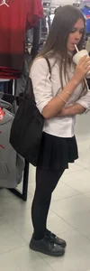 Pretty pantyhose teen
