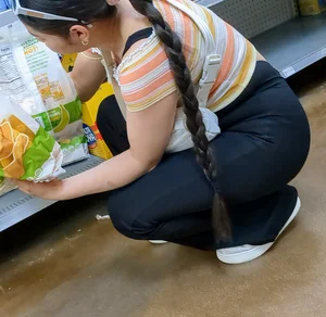 Tight ass spandex latina