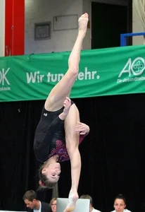 Candid gymnastics girls