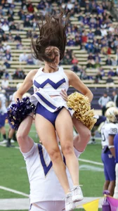 Candid cheerleaders