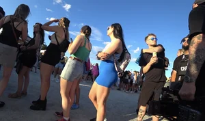 Blue Biker Phat Cheeks  Not OC