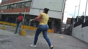 340 There’s Huge Juicy Asses & There’s This! Milf Latina w Glorious Bubble and major VPL