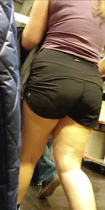 My neighbours bratty little pawg daughter shopping