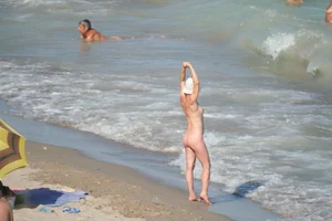 Continesti nude beach girls in Romania