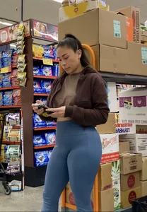 Sexy Bubble Latina at Grocery Store [OC]