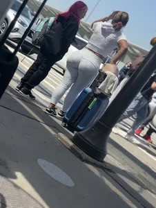 Airport Colombian big booty BBL pt2 (OC )