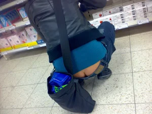 Huge collection of whale tails, ass cracks and panty peeks in public