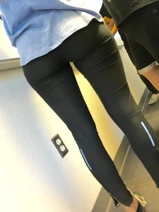 Booty and Legs in Tights College Classroom Photos