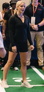 Gymnast in tight shorts at Fanatics event (OC)