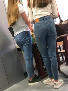 Candid teen schoolgirl