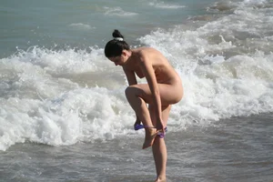 Continesti nude beach girls in Romania