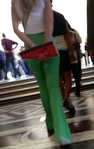 Tight Green Pants