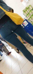 (OC) Milf in tights jeans at Walmart