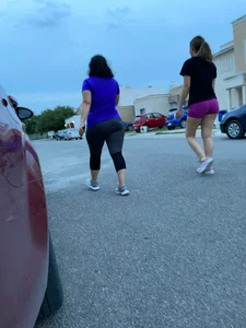 Tight tight purple shorts