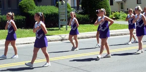 Candid cheerleaders