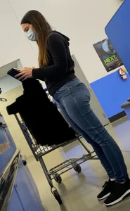 Hot milf shows off perfect ass (upshot, sideshot, faceshot)