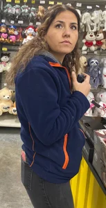 Milf Employee in Tight Jean with Face
