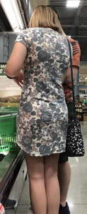 Understated blonde in a dress plus a PAWG in shorts 0111