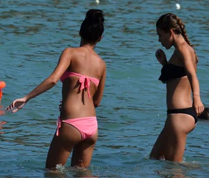 Beach and bikini girls