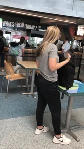 Tight blonde pawg