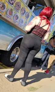 RED HEAD THICK LATINA  comment and like let me know what you think