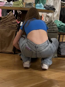 Redhead squatting and working part 19 (OC)