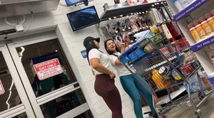 Fat Ass Latina In Brown Leggings Dancing (+bonus!)