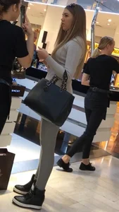 A Very Nice Booty of a Girl in Tight Pants at the Makeup Store Creepshots Gallery